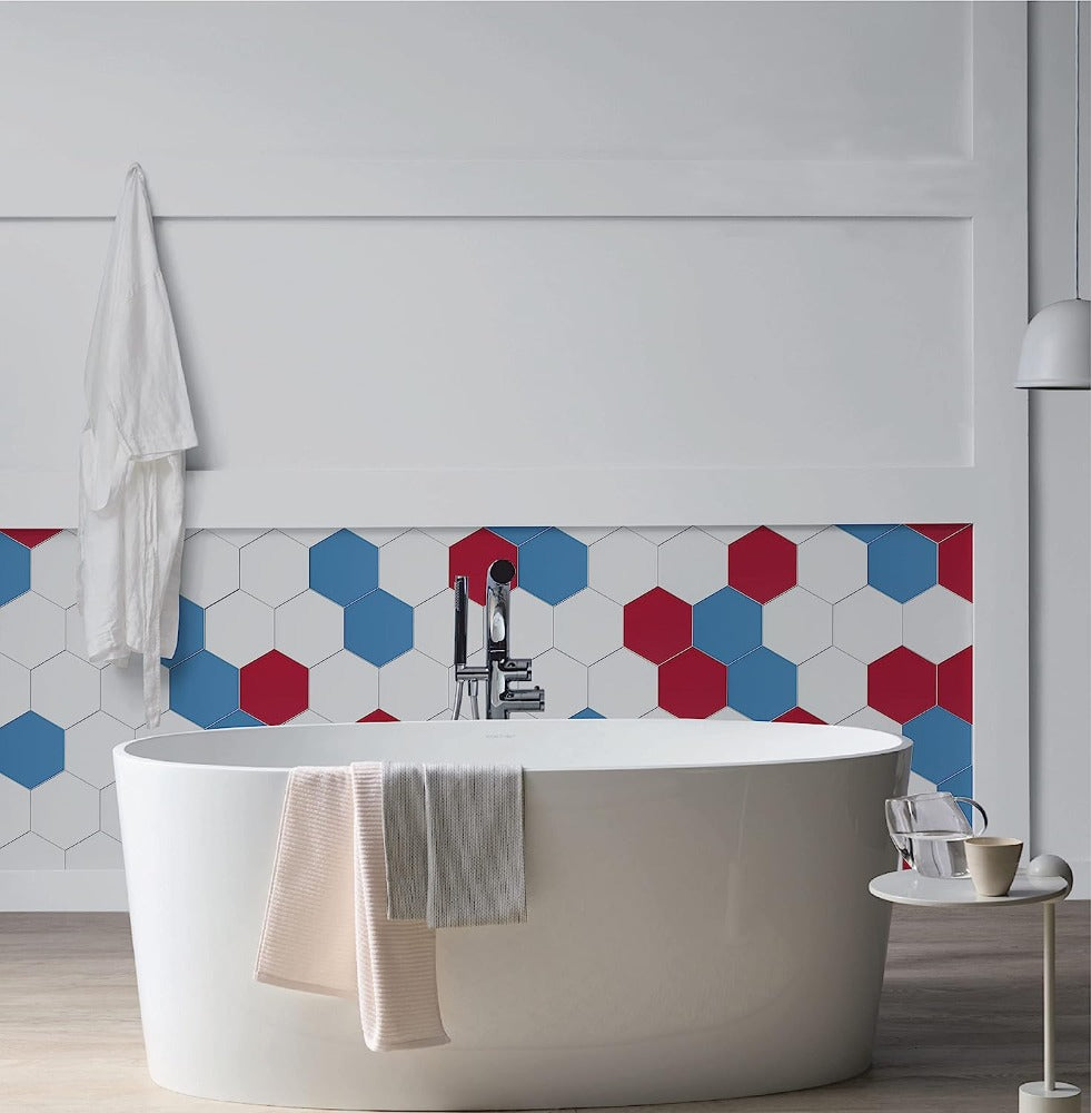 Marble Solid Color Hexagon Tile For Kitchen