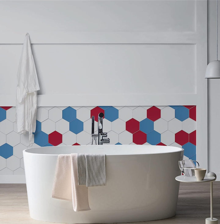 Marble Solid Color Hexagon Tile For Kitchen