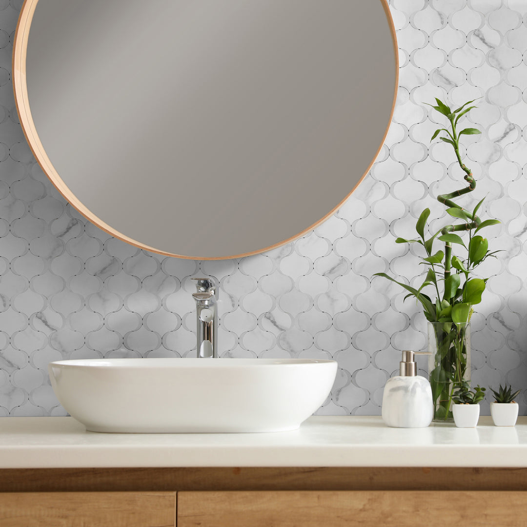 peel and stick tile for bathroom