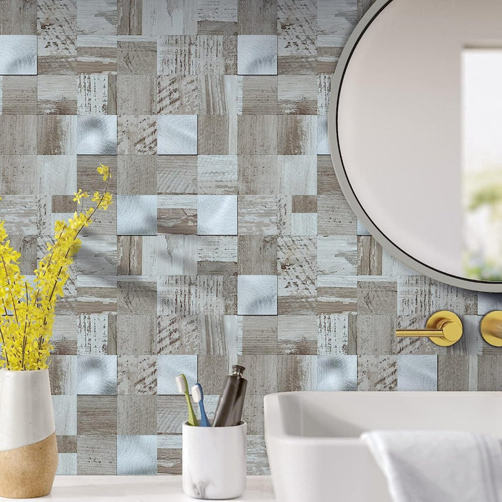 peel and stick backsplash for bathroom