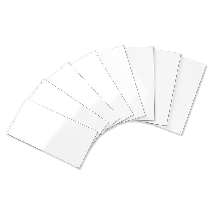 Polished Marble White Peel and Stick Backsplash