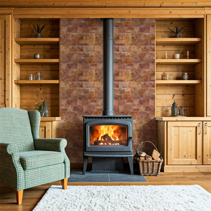 The ambiance created post-fireplace installation