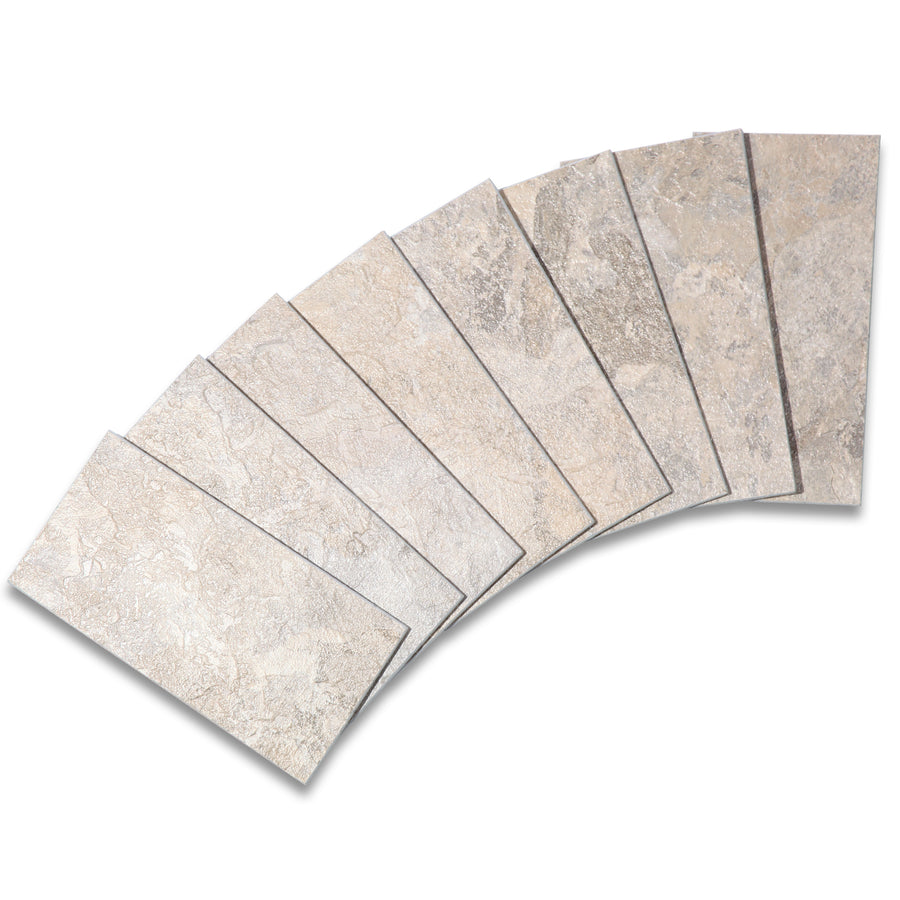 Beige Stone Texture  Brick Subway Tile