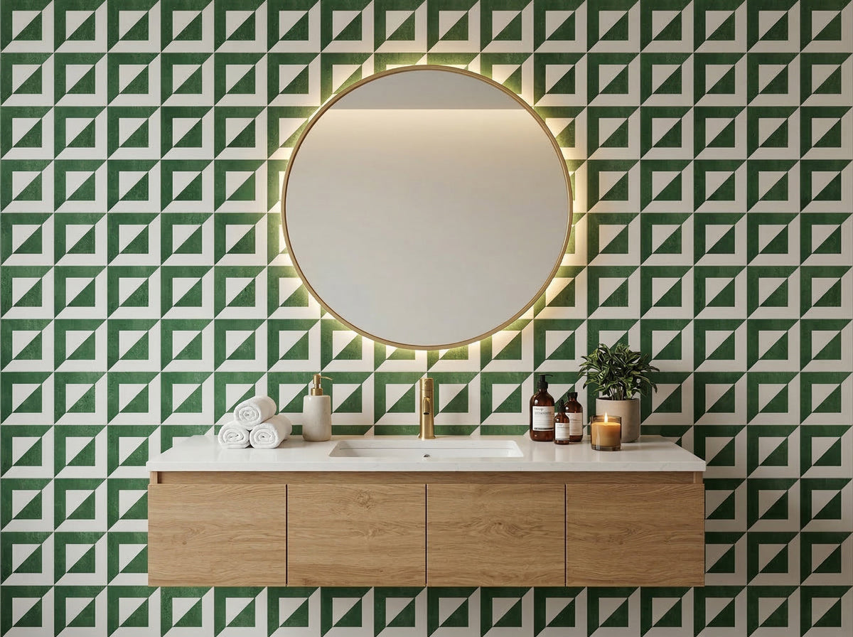 peel and stick tile for bathroom