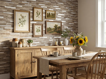 peel and stick tile for dining room