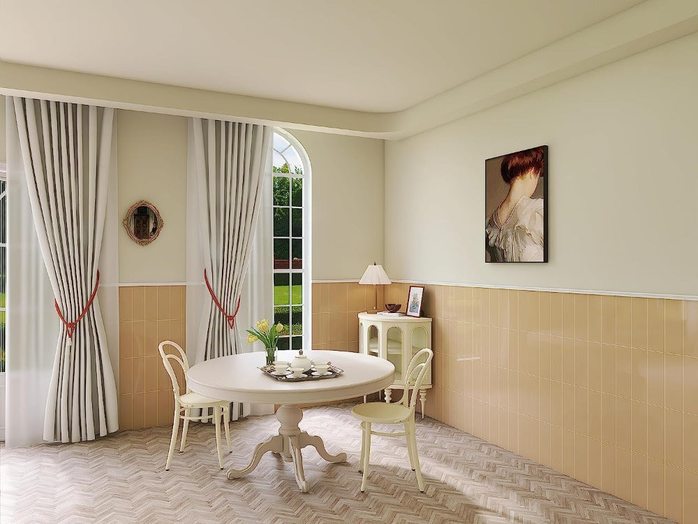 Solid Color Backsplash Tiles For Living Room