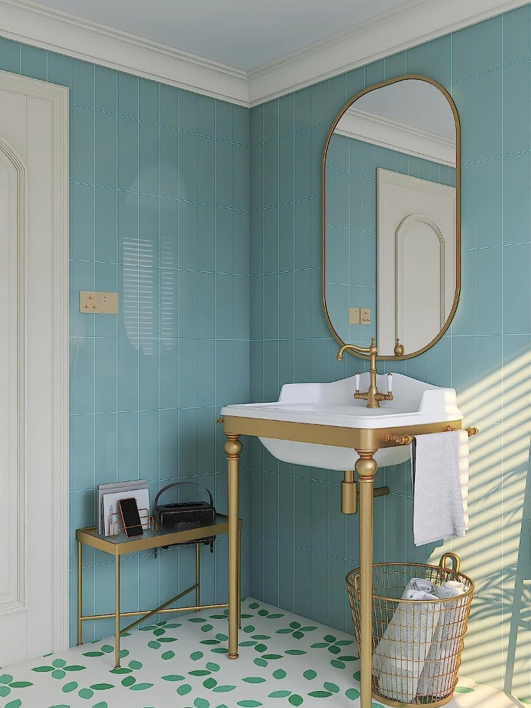 olid Color Backsplash Tiles For Bathroom