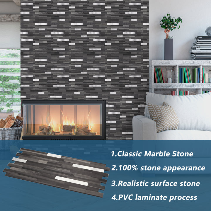 The outcome of the application within the fireplace