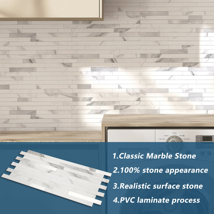 Material composition of self-adhesive tiles