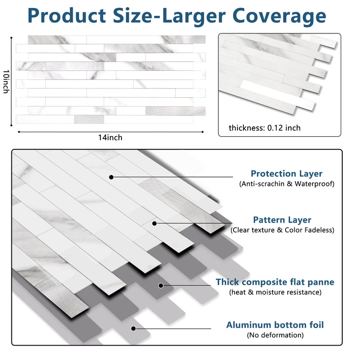 Core structure of self-adhesive tiles