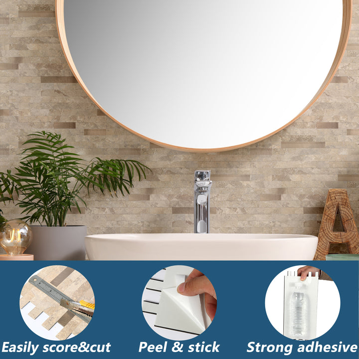 peel and stick bathroom tiles