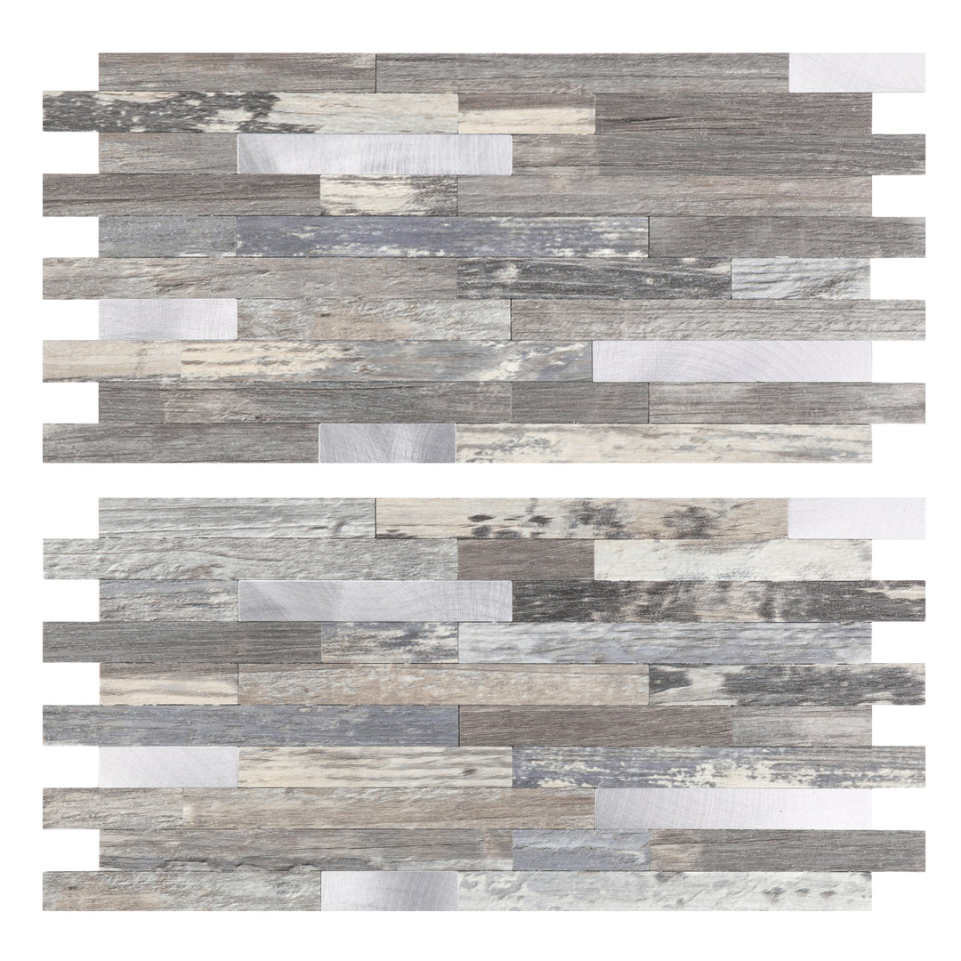 Light Wood peel and stick backsplash