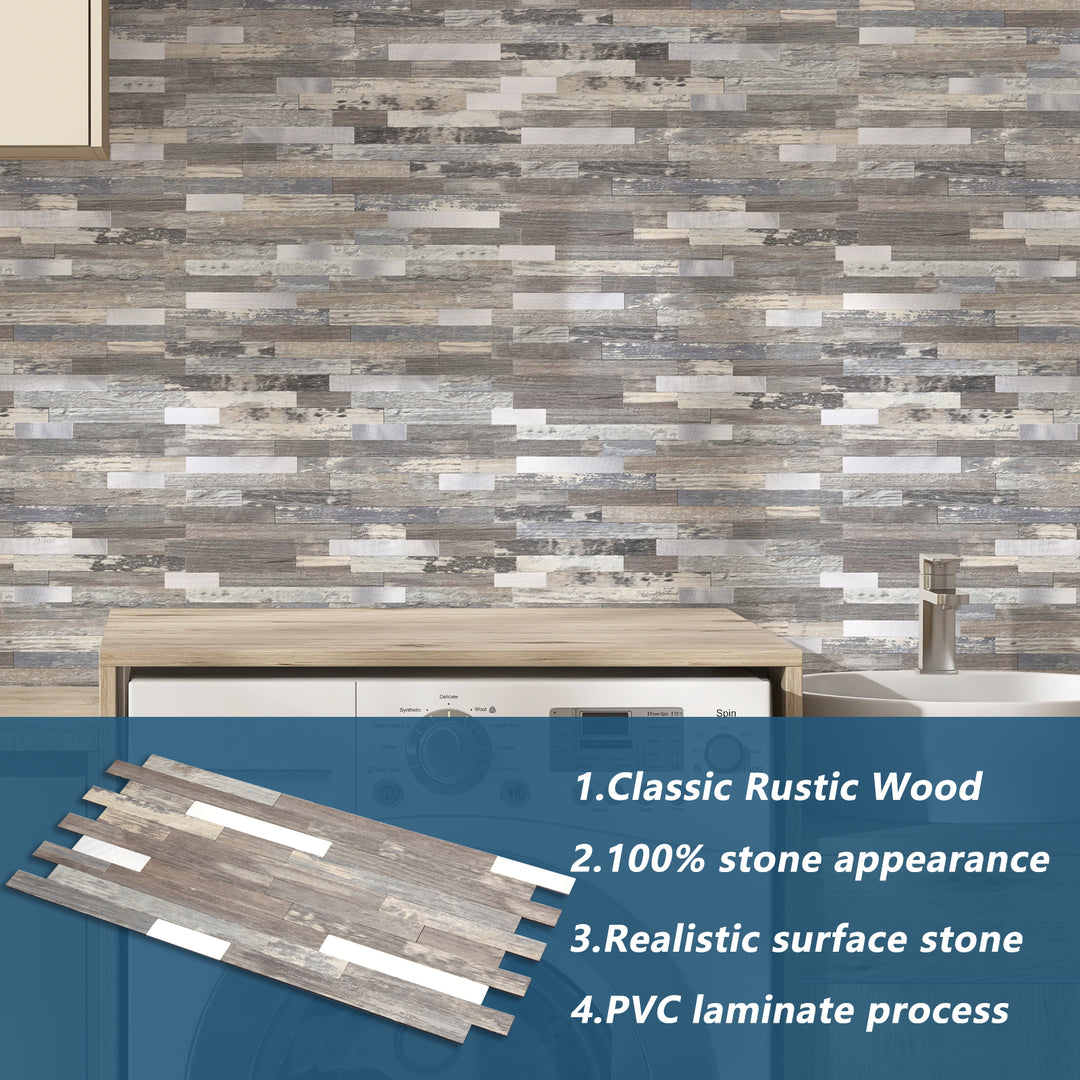 The material structure of peel-and-stick tiles
