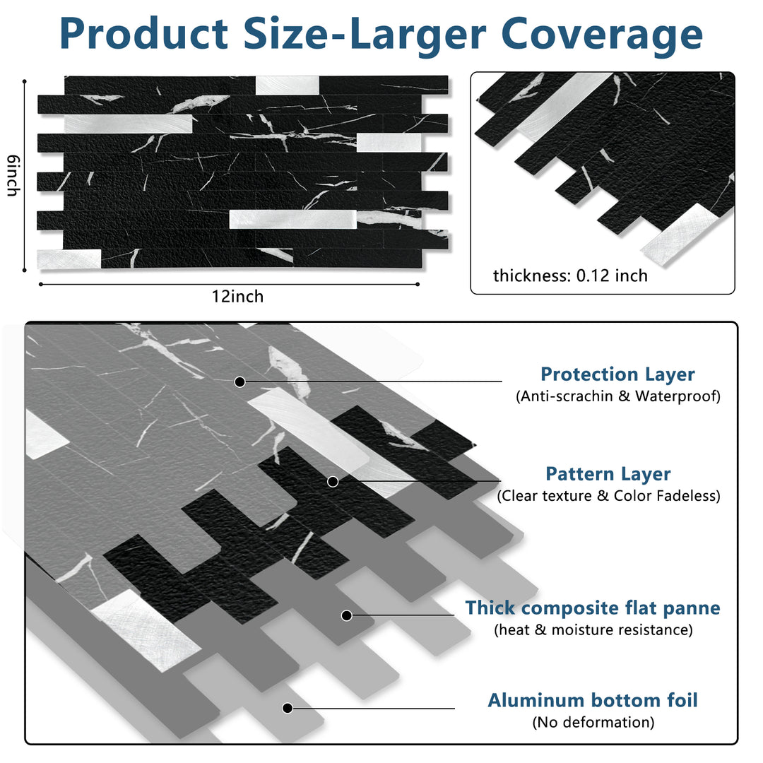linear blend tile size