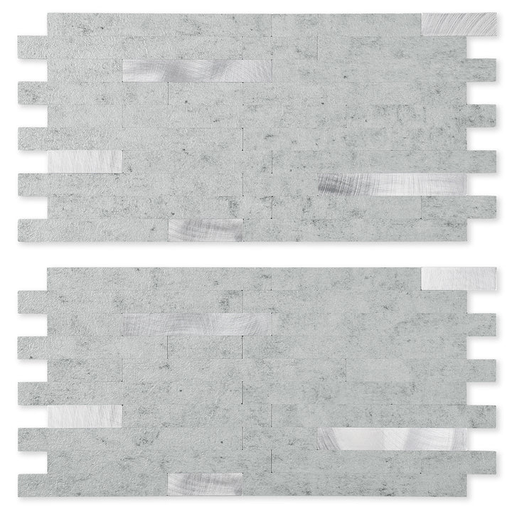 Cave Gray Stone Backsplash Tile