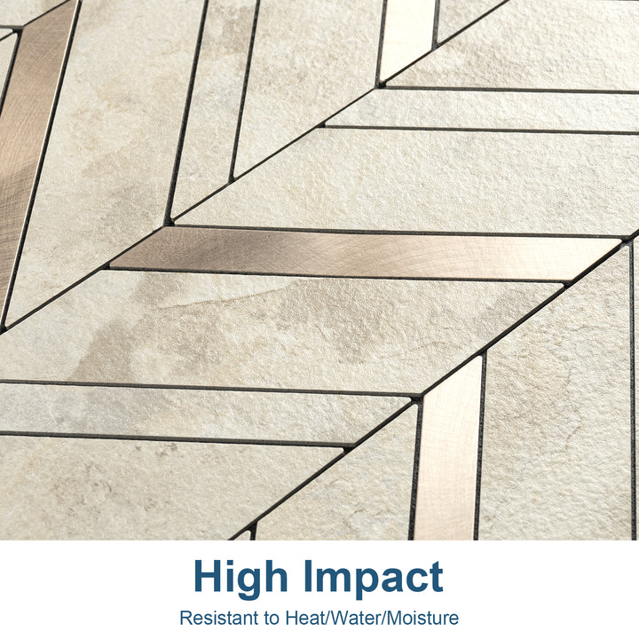 stone mixed metal tile texture