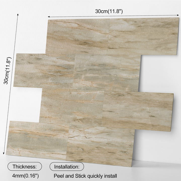subway tile size
