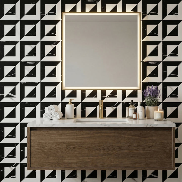 peel and stick tile for bathroom