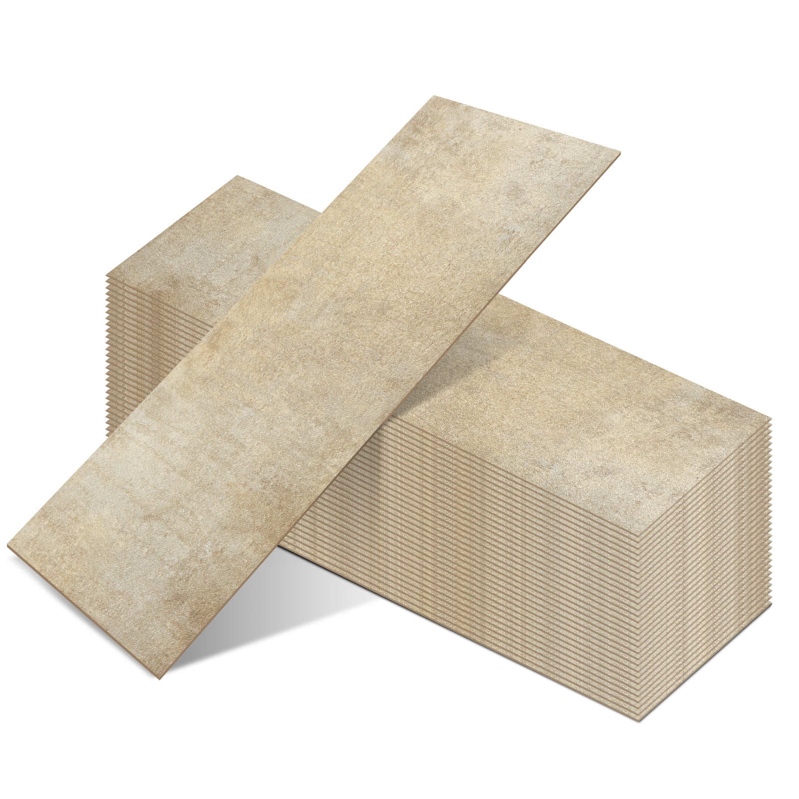 Peel-and-Stick Vinyl Wood Flooring in Terra Yellow