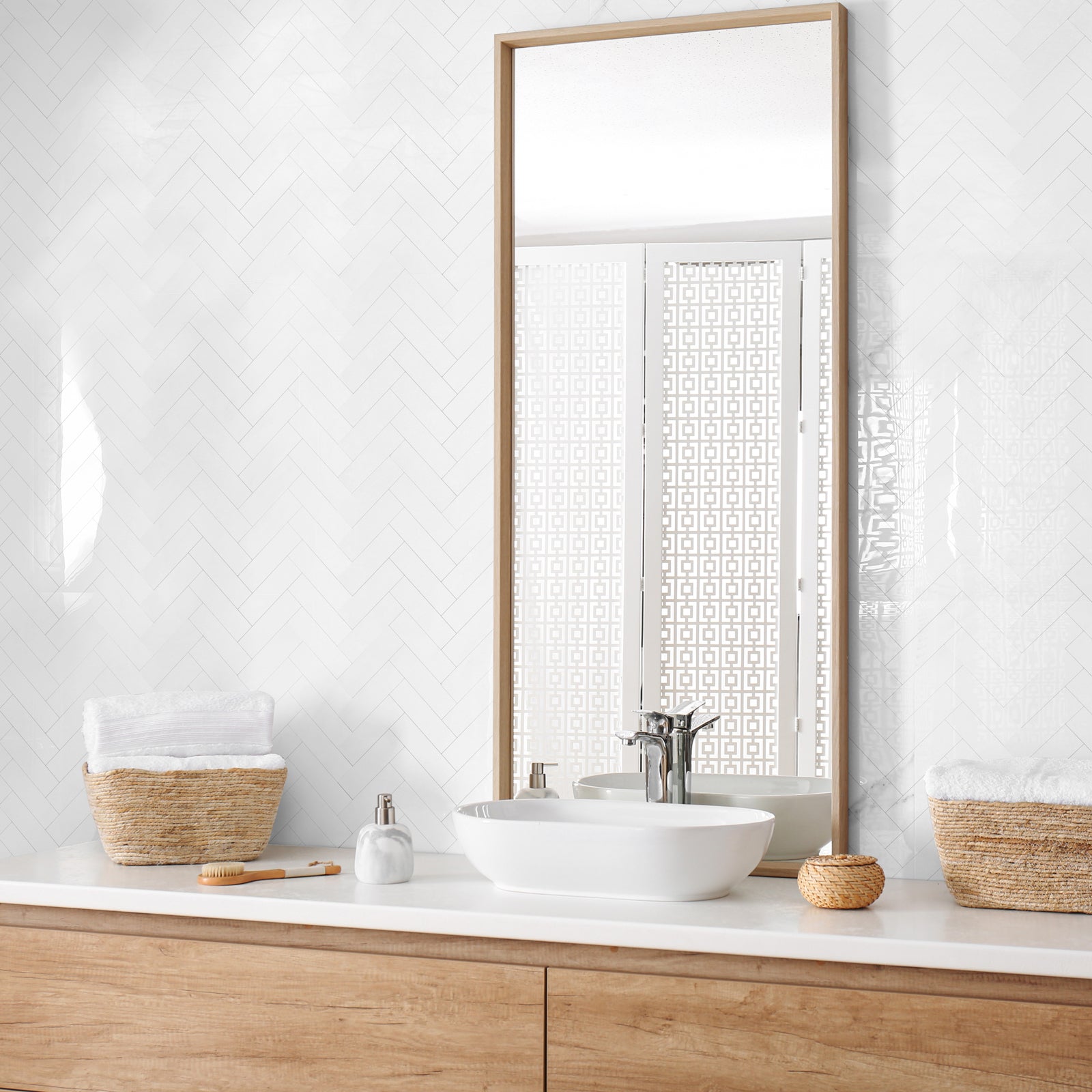 Elegant aesthetic in the bathroom