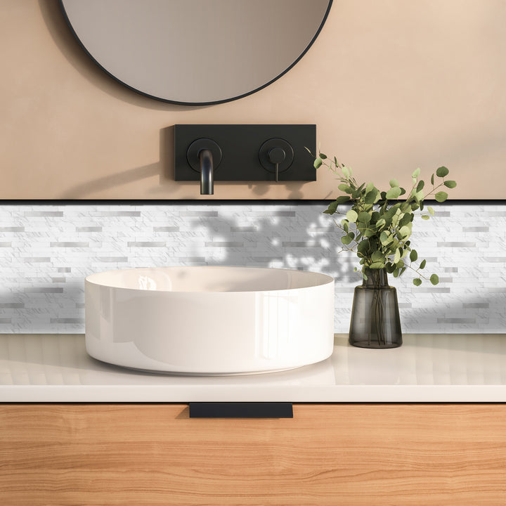peel and stick tile for bathroom