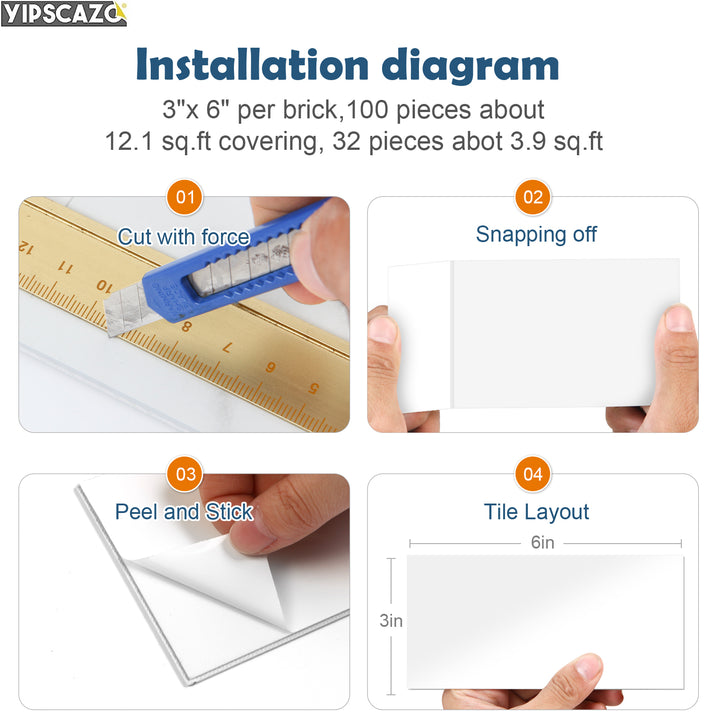 brick tile installtion diagram