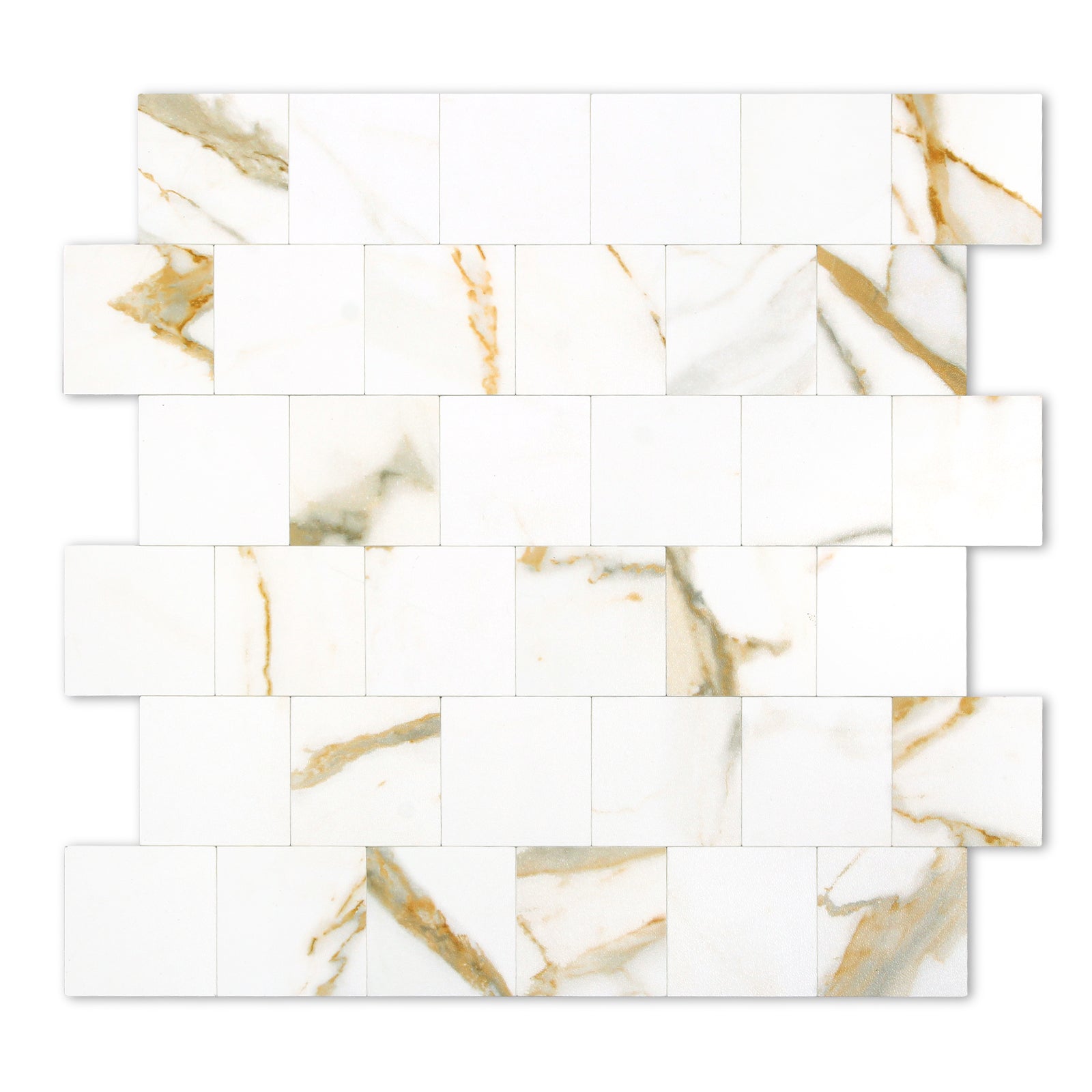 Cala Golden Square Tile Backsplash