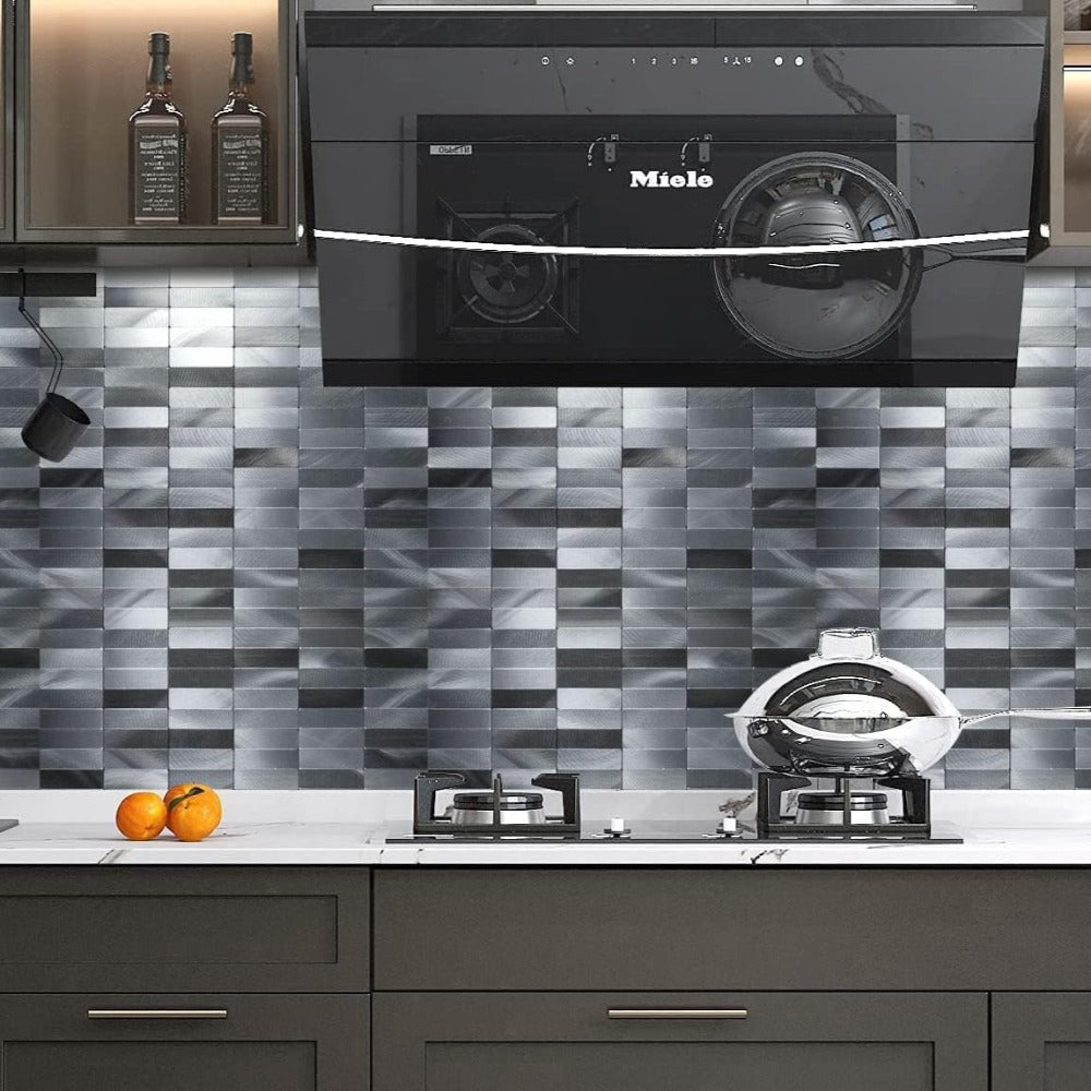 Aluminum Wall Tiles Stick on Kitchen