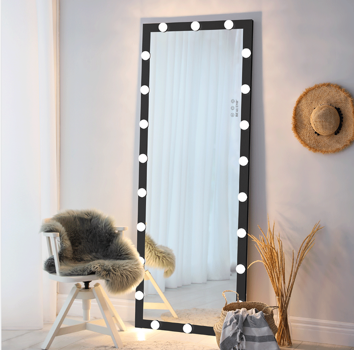 Hollywood Style Full Length Vanity Mirror With LED Light Bulbs