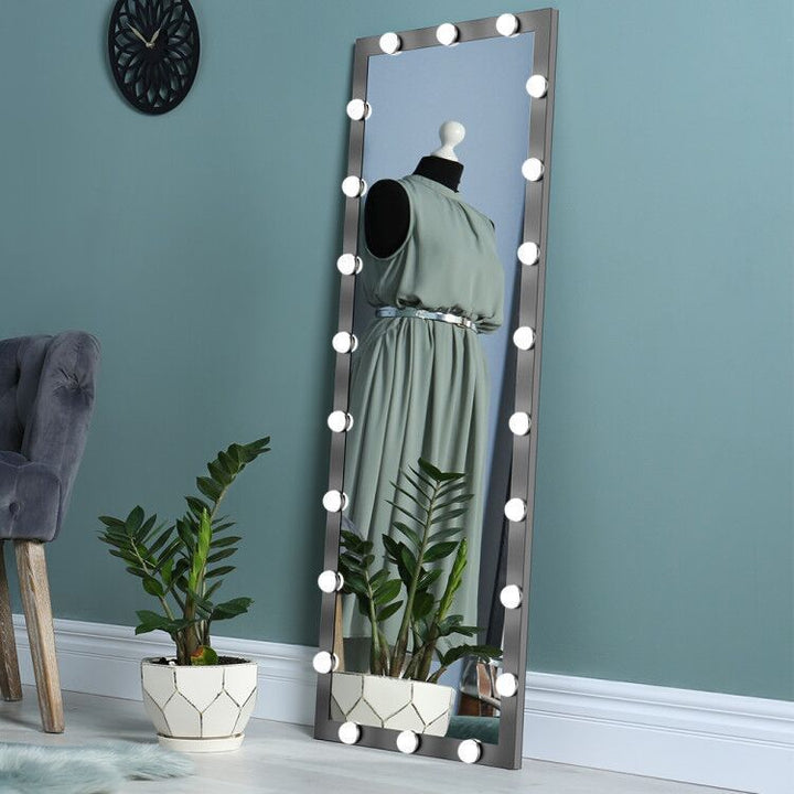 Hollywood Style Full Length Vanity Mirror With LED Light Bulbs