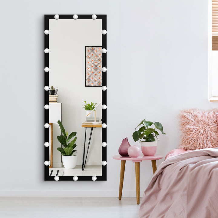 Hollywood Style Full Length Vanity Mirror With LED Light Bulbs