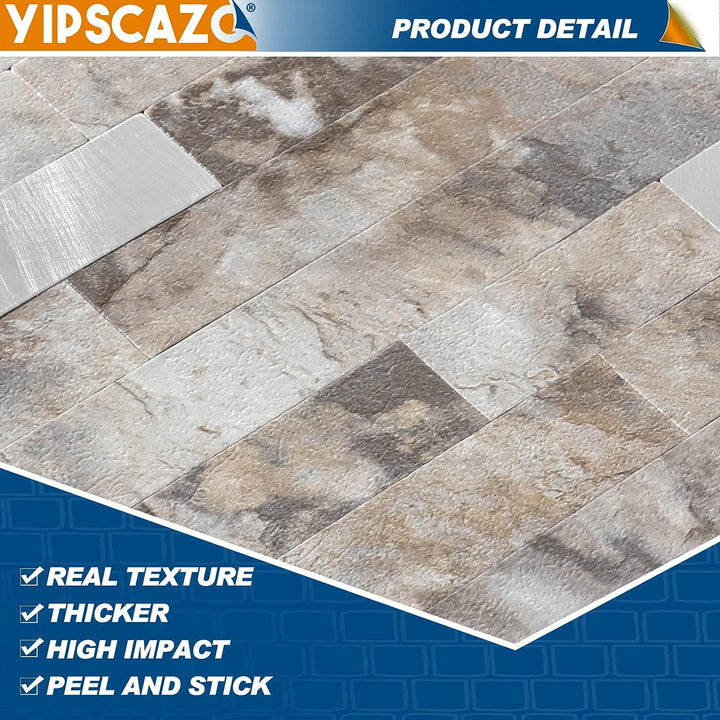PVC stick on backsplash detail image Linear Blend in Perisa
