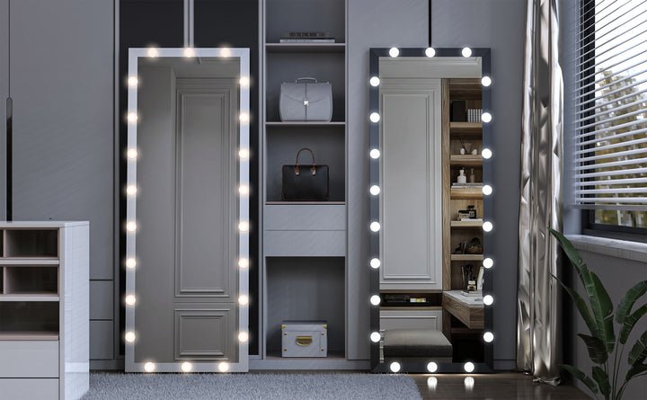 Hollywood Style Full Length Vanity Mirror With LED Light Bulbs