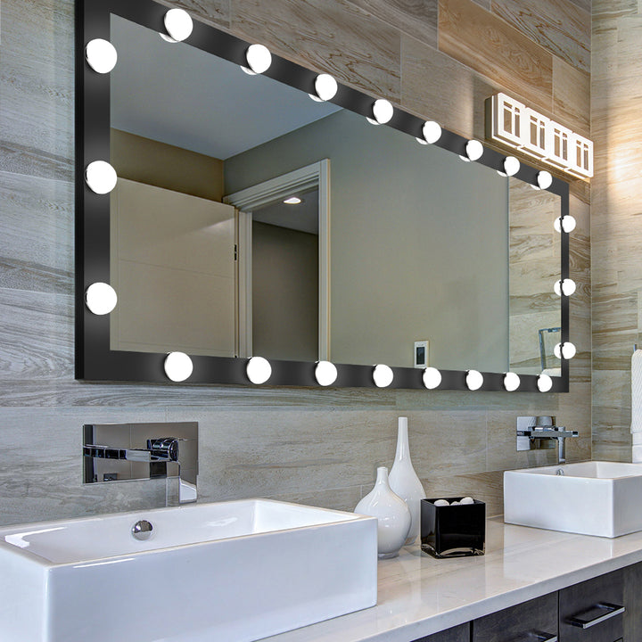 Hollywood Style Full Length Vanity Mirror With LED Light Bulbs